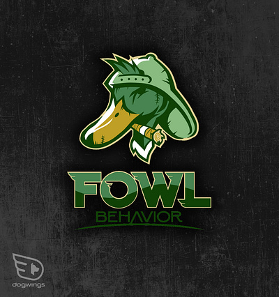 Logo concepts branding chipdavid dogwings drawing duck fowl logo sports graphic vector