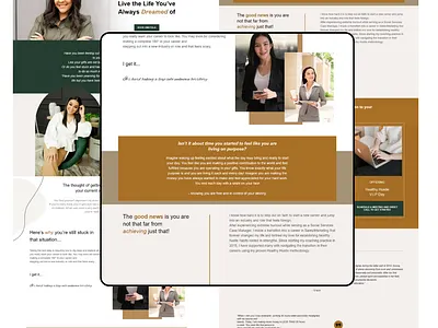 Coaching Website Design branding design email marketing email template funnels graphic design landing page lead gen life coach logo newsletter realtor website design