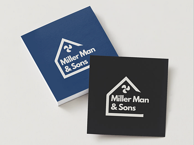 Logo Redesign for Miller Man & Sons branding business card color palette graphic design illustration logo typography