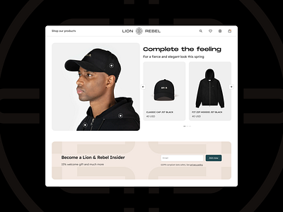 Ecommerce Carousel Section collection ecommerce ecommerce design fashion fashion design fashion website newsletter product product card simple ecommerce