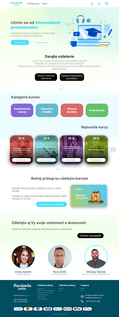 RozvijamSa | Web Design design graphic graphic design ui ux web web design