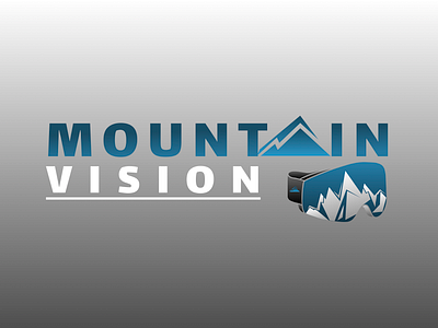 Mountain Vision branding graphic design logo