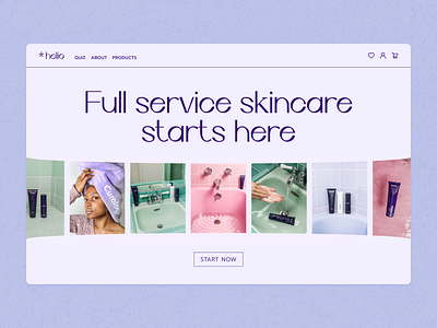 Cosmetic e-commerce concept branding cosmetisc e commerce graphic design logo skincare ui ux web design