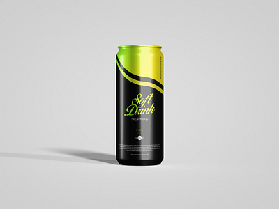 Free Soft Drink Tin Can Mockup tin can mockup