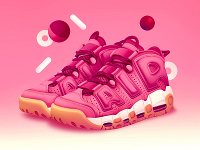 Sakura uptempo airmax art basket basketball digital illustration life lifestyle mood nike sakura sneakerart sport street style uptempo