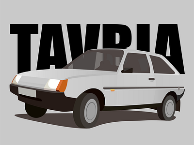 ZAZ-1102 "Tavria" 1102 car graphic design illustration tavria vehicle zaz