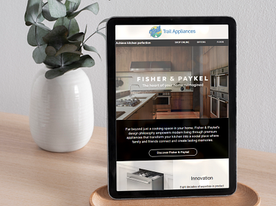 Newsletter Design x Trail Appliances email newsletter
