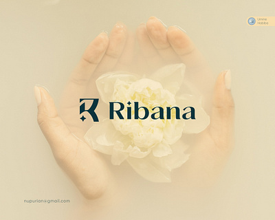 Ribana Skincare Logo | Beauty Logo beauty logo beauty products brand designer branding elegant logo graphic design letter logo letter r letter r logo logo logo designer logo identity logo inspiration logo mark logo type monogram monogram logo nupurian skincare skincare logo