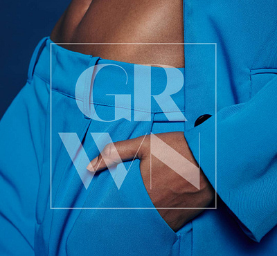 GRWN Lookbook branding fashion graphic design identity lookbook mockup print design