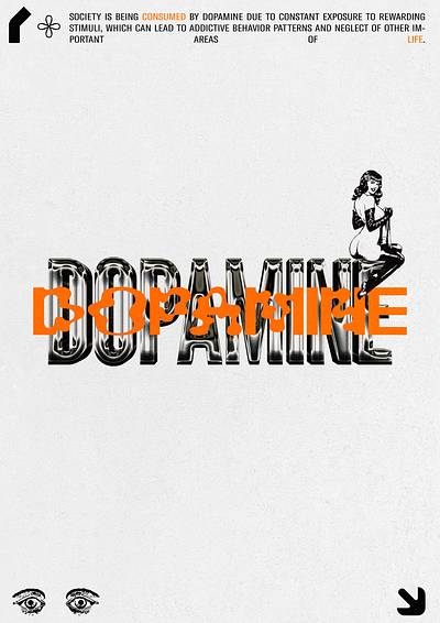 Dopamine design experimental graphic design typography