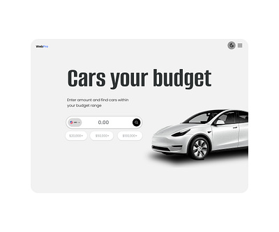 car landing page car landing page tesla ui uidesign uiux user interface uxdesign