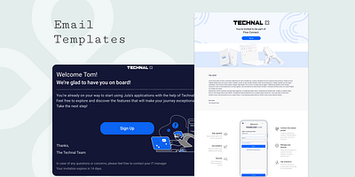 Tech company invitation email examples custom email templates dark mode email template invitation email light mode prototypes tech company