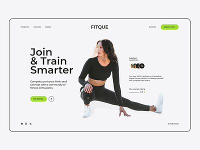 Fitness Landing Page / Website fitness design fitness landing page fitness webdesign fitness website gym design gym webdesign gym website new fitness trend sport design sport webdesign sport website webdesign trend website design and coding