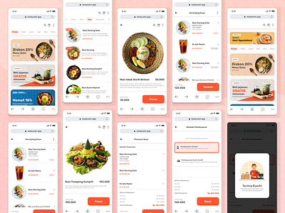 Food ordering web app design mobile design mobile responsive design ui ux web web design