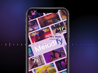 Melodify ai app app design design mobile mobile design ui