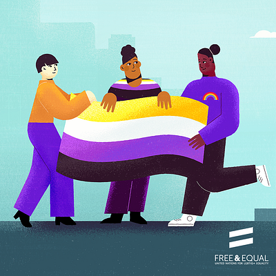 Free & Equal illustration lgbtq