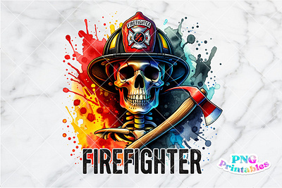 Firefighter PNG 3d animation graphic design logo motion graphics ui