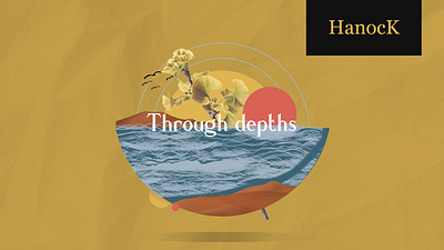 Through depths - Sermon Graphic bible christian church church media deep waters digital art graphic design isaiah sermon graphic sermon series