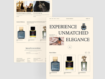 Perfume Website Concept design beauty fragrance landing page luxury luxury perfume minimalist perfume art perfume ecommerce website perfume store perfume website ui uiux ux website design