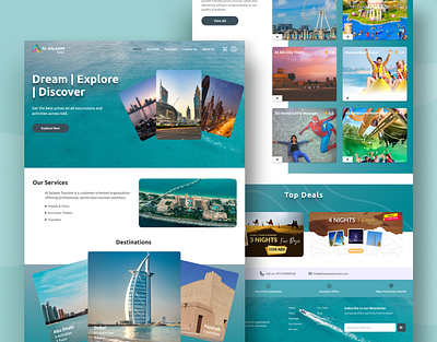 Tourism Website | UI/UX tourismwebsite ui uiux webdesign websiteuidesign webui