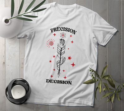 Design t shirt for a zodiac sign branding graphic design logo