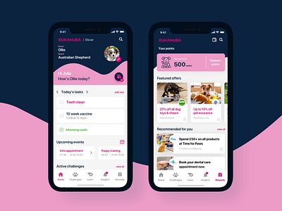 🐾 Excited to Share My Eukanuba App Concept! 🐾 advice app community discounts dogs eukanuba lifestyle mobileapp mobiledesign petapp petcare puppy puppyapp support uidesign uxdesign vouchers