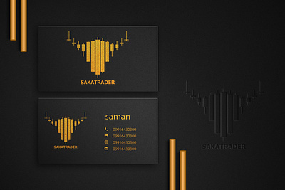 Visit card Sakatrader animation branding graphic design logo motion graphics ui