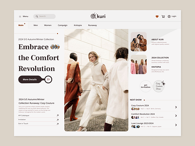 Fashion Web Design design figma ui ux web webdesign