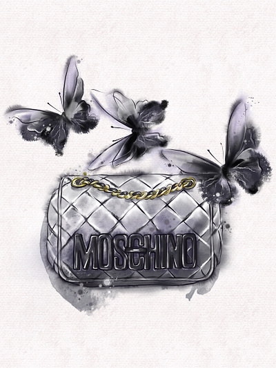 Moschino illustration fashion