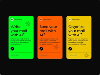 Email Marketing Cards UI Design cards email email marketing figma marketing ui cards