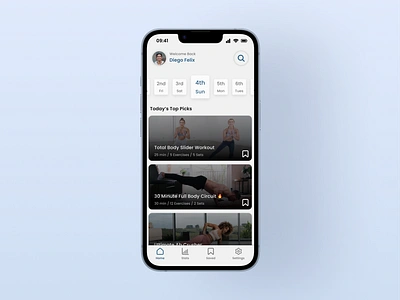 Home Workout App app app design fitness health healthy eating healthy lifestyle home workout app home workouts mobile mobile design ui ui design ux workout