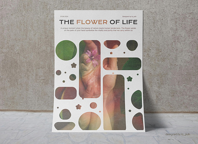 Poster «The Flower Of Life» design figma graphic design idea poster