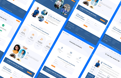 Oncologist Medic website UI/UX design clinic design doctor figma medic oncologist oncologo responsive ui ui design uiux website