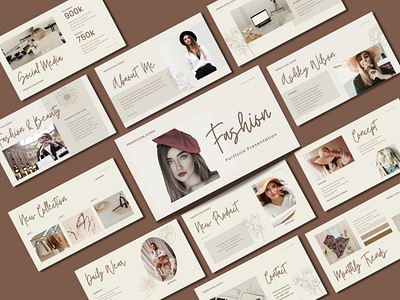 Fashion- PowerPoint Template animation branding fashion graphic design powerpoint ppt