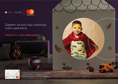 Mastercard® Superheroes campaign advertising art direction visual design