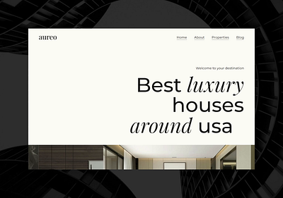 Aureo House architecture house real estate realestate ui ux web design web development