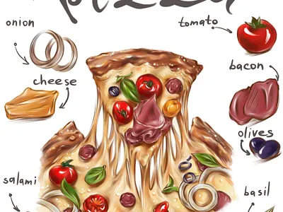 Pizza illustration