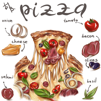 Pizza illustration