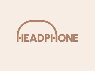 HEADPHONE LOGO brand branding brandlogo concept design designer headphone logo illustration logo logo designer logos