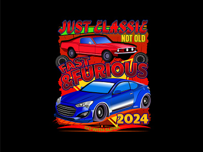 Car T Shirt, Fast & Furious, Illustration, Supra, Classic Car automotive car classic design engine fast furious graphic design illustration illustrator race speed supra t shirt vehicle wheel