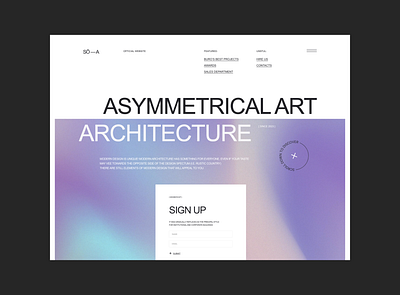 Architecture & Arts animation architecture brand branding concept conference design event inspired interface landing logo modern motion page site ui ux web website