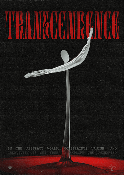 Transcendence design experimental graphic design typography