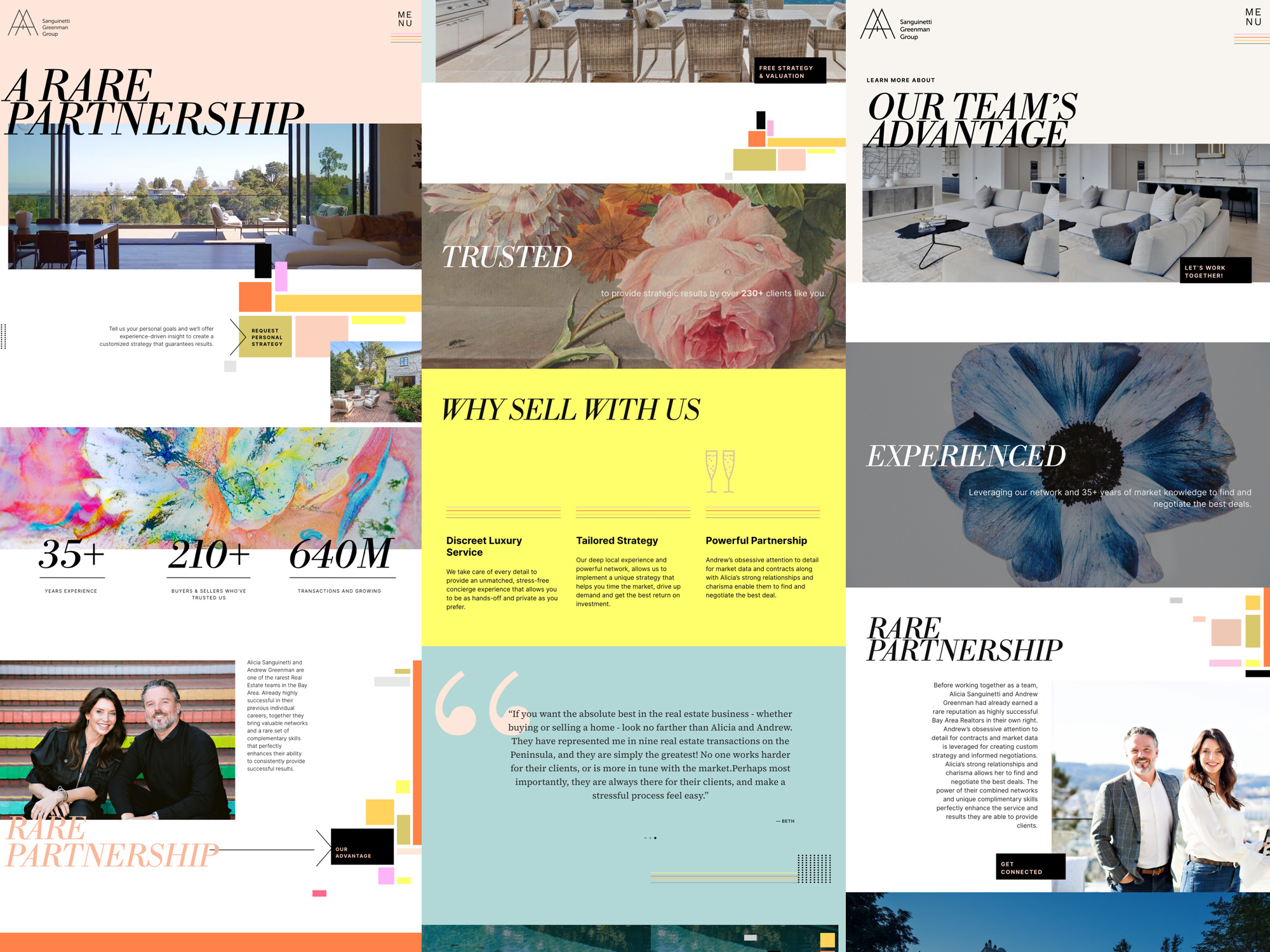 Example of Sanguinetti & Greenman Website