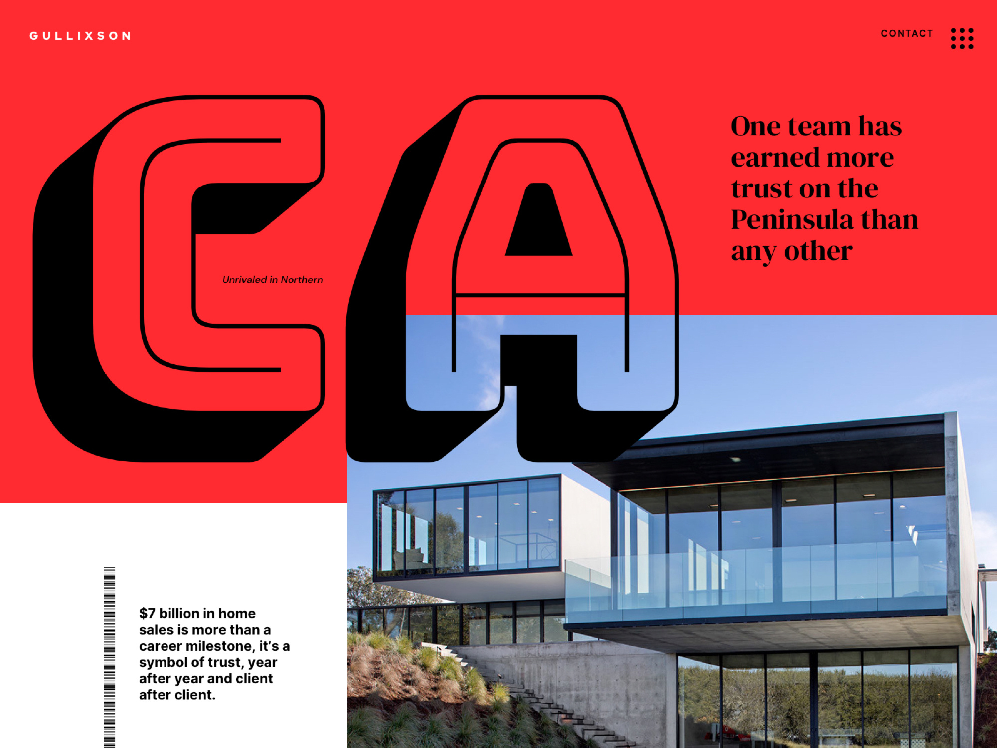 Example of Gullixson Team Website
