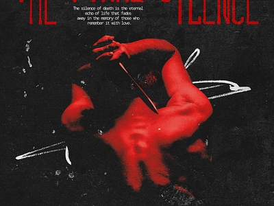 Silence design experimental graphic design typography