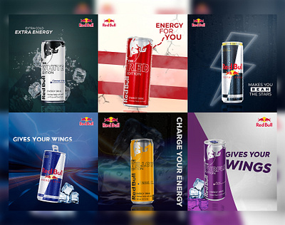 Red Bull Creative Ads I Creative Banner ads design advertising banner design branding design drink energy drink ads energy drink creative ads graphic design red bull red bull ads red bull banner red bull creative ads red bull social media post social media social media post ui