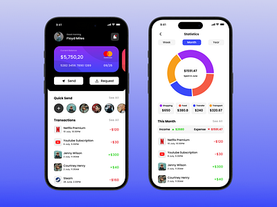 Finance Mobile App app design fiintech app finance finance app ui ux ux design
