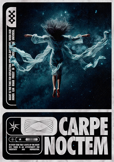 Carpe Noctem design experimental graphic design typography