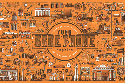 BIG BUNDLE - 7000 Graphics design graphic design illustration vector