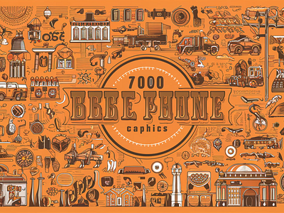 BIG BUNDLE - 7000 Graphics design graphic design illustration vector